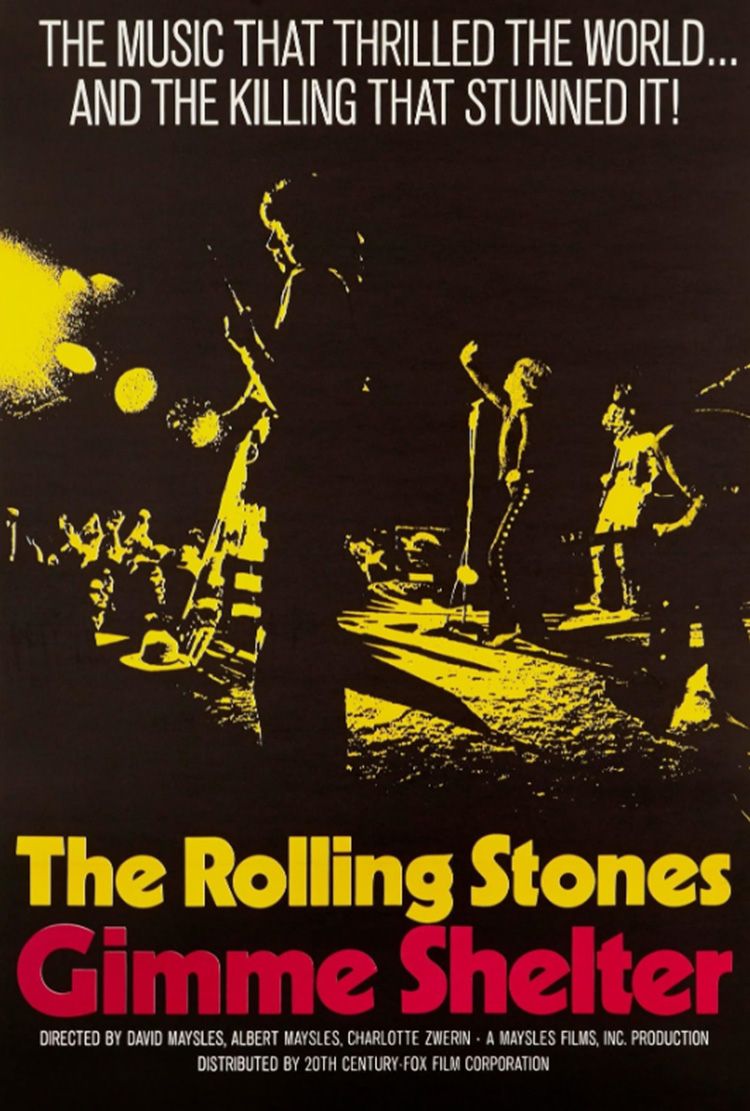 the rolling stones gimme shelter パンフ The Egyptian Theatre - Gimme Shelter